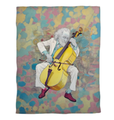 Elegant Melody Mosaic Duvet Cover adding style and comfort to a cozy bed.